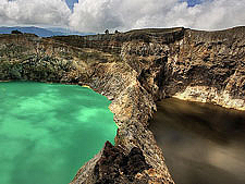 2 of the 3 Kelimutu crater lakes