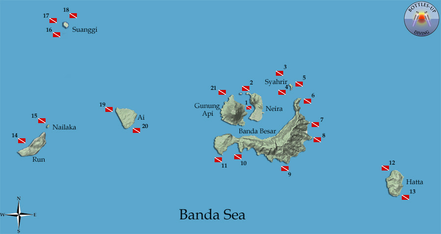 Banda islands dive sites