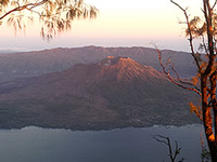 From Mt. Abang sunrise view Mt. Batur