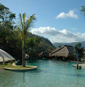 Swimmingpool at a resort