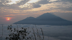 sun rise Mt Batur