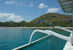 view from he boat