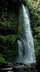 First waterfall Sendang Gila at Senaru village