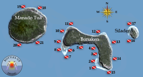 Bunaken dive sites