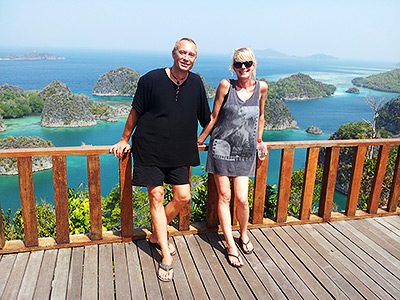 Joan & Eelco in Raja Ampat - Papua